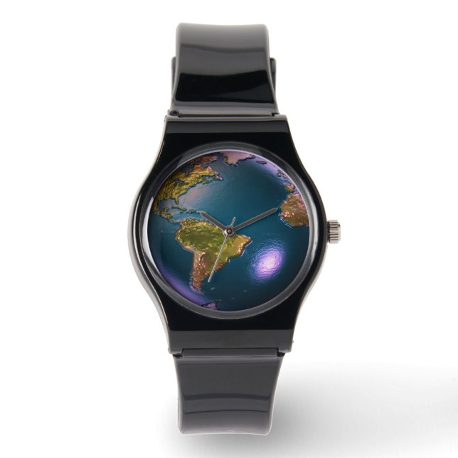 Surf Planeet  Horloge (Voorkant)