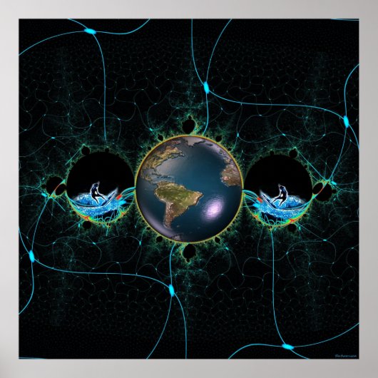 Surf Planet Postet 2 Poster (Voorkant)