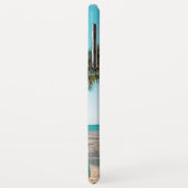 Surf planken op strandwerend kussen Case-Mate iPhone case (Achterkant/links)