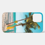 Surf planken op strandwerend kussen Case-Mate iPhone case (Achterkant (horizontaal))