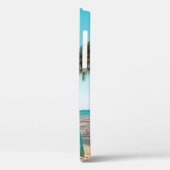 Surf planken op strandwerend kussen Case-Mate iPhone case (Achterkant / Links)