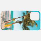Surf planken op strandwerend kussen Case-Mate iPhone case (Achterkant (horizontaal))