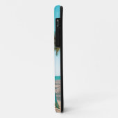 Surf planken op strandwerend kussen Case-Mate iPhone case (Achterkant/links)