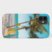 Surf planken op strandwerend kussen Case-Mate iPhone case (Achterkant (horizontaal))