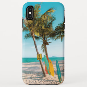 Surf planken op strandwerend kussen iPhone XS max hoesje