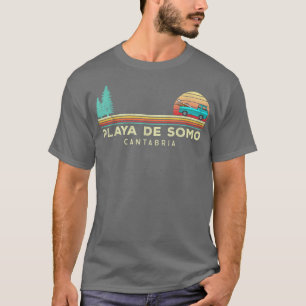surf Playa de somo cabtabria — Surfer T-Sh T-shirt