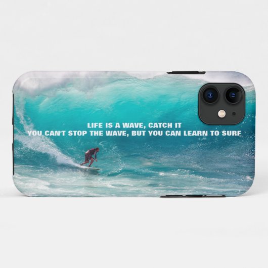 SURF QUOTE Case-Mate iPhone CASE (Achterkant (horizontaal))