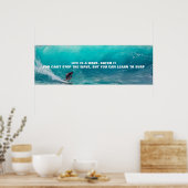 SURF QUOTE POSTER (Keuken)