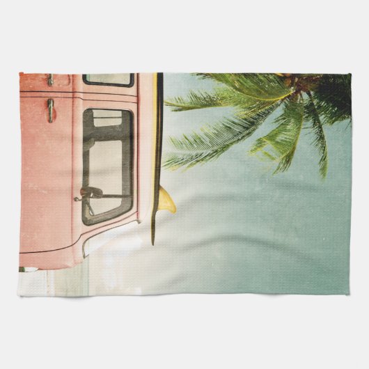 Surf Retro | Beach Theedoek (Horizontaal)