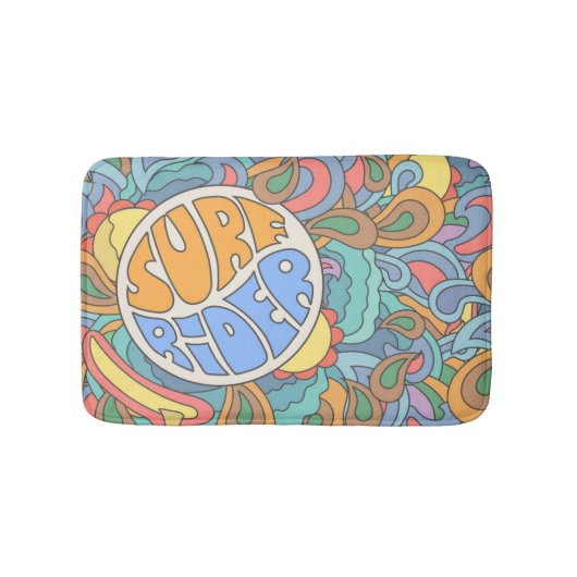 Surf Rider Pattern Badmat (Voorkant)