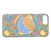 Surf Rider Pattern Case-Mate iPhone Case (Achterkant (Horizontaal))