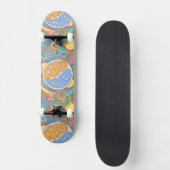 Surf Rider Pattern Skateboard (Voorkant)