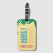 Surf Rider Surf Contest |1983 Bagagelabel (Voorkant (verticaal))