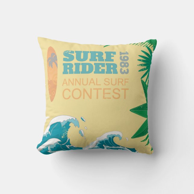Surf Rider Surf Contest |1983 Kussen (Voorkant)