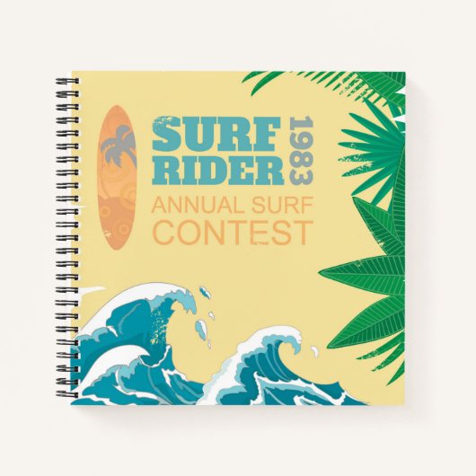 Surf Rider Surf Contest |1983 Notitieboek (Voorkant)