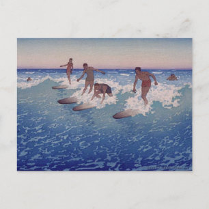 "Surf-Riders, Honolulu" - Briefkaart