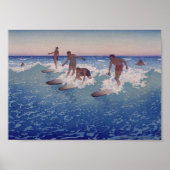 'Surf-Riders, Honolulu' - Poster (Devant)