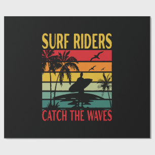 Surf Riders Vangen de Golven Cadeaupapier
