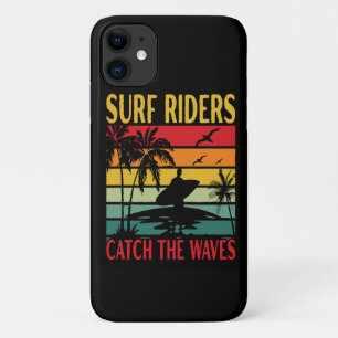 Surf Riders Vangen de Golven iPhone 11 Hoesje
