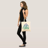 Surf roept tote bag (Voorkant (model))