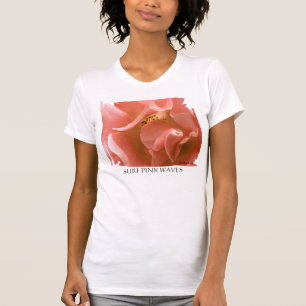 Surf Roze golven - Roos Petals T-shirt
