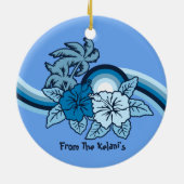 Surf Safari Vacances Ornements (Dos)