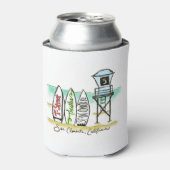 Surf San Clemente Blikjeskoeler (Blikje Voorkant)