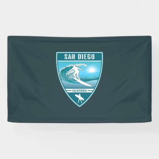 Surf San Diego California Spandoek (Horizontaal)