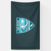 Surf San Diego California Spandoek (Verticaal)