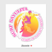 Surf Sayulita Sticker (Vel)