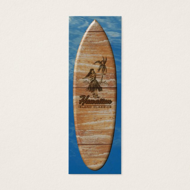 Surf Shack Hawaiian Faux Wood (Devant)
