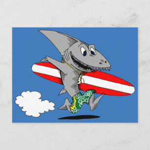 Surf Shark Briefkaart