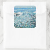 Surf, Shoals-eilanden Vierkante Sticker (Tas)