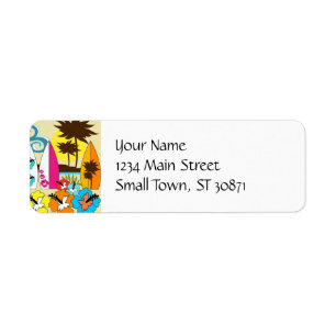 Surf Shop Surfred Ocean Beach Surfboards Palm Tree Etiket