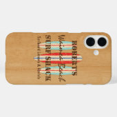 Surf Sign Customize Monogram Hawaiian Surfboards Case-Mate iPhone Case (Achterkant (horizontaal))
