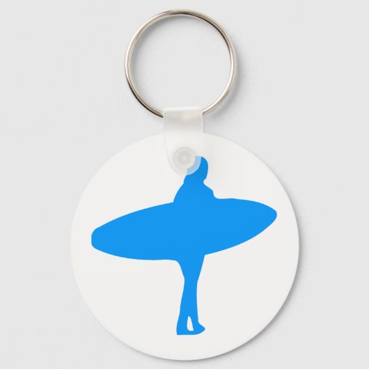 Surf Silhouet Sleutelhanger (Voorkant)