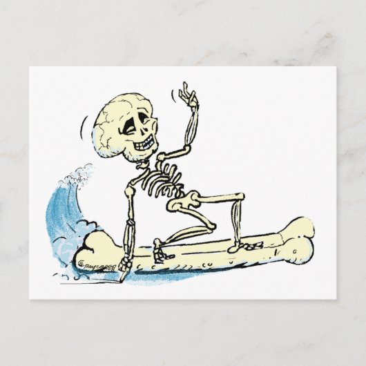 surf SkELEtOn Briefkaart (Voorkant)