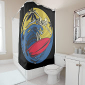 Surf Skeleton Douche rideau (En situation)
