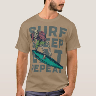 Surf Slaapstand herhalen Surfende  Retro Surf T-shirt