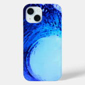 Surf stijl blauwe golf Case-Mate iPhone case (Achterkant)