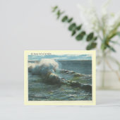 Surf Stille Oceaan Briefkaart (Staand voorkant)