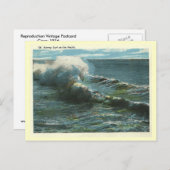 Surf Stille Oceaan Briefkaart (Voorkant / Achterkant)