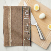 Surf surfboard 2the limit surfing Brown blue Theedoek (Quarter Fold)