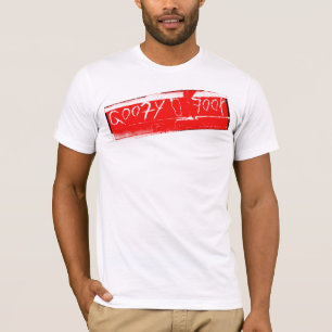 Surf surfplank met glanzende voet surfbaar Rood wi T-shirt