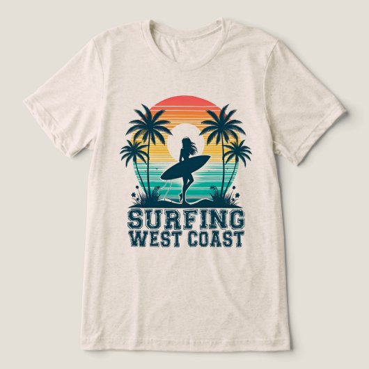 Surf T-Shirt (Design voorkant)