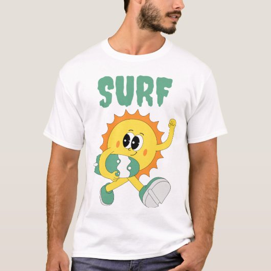surf t-shirt (Voorkant)