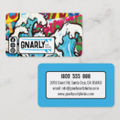 Surf thema Visitekaartje (Voorkant / Achterkant)