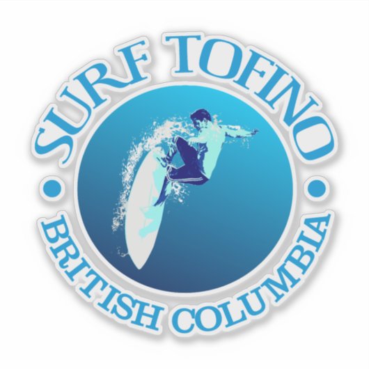 Surf Tofino Sticker (Voorkant)