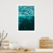 Surf Triptiek Kunstprints Scandi Oceaan Strand Poster (Keuken)