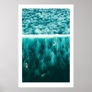 Surf Triptych Art Prints Scandi Ocean Beach